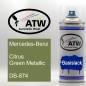 Preview: Mercedes-Benz, Citrus Green Metallic, DB-874: 400ml Sprühdose, von ATW Autoteile West.